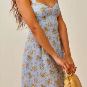 Reformation Humphrey Floral Mini Dress in
Grazia color (size 4)